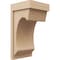 Ekena Millwork 10"W x 10"D x 20"H Wide Emerson Rough Cedar Woodgrain TimberThane Corbel, Primed Tan CORUR10X10X20EMRRCPR - alternate 1